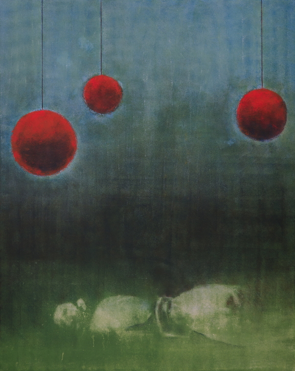 (T1023) Suspension, 2018, acrylique sur toile, 162 x 130 cm (47249 visites) (T1023) Suspension, 2018, acrylique sur toile, 162 x 130 cm