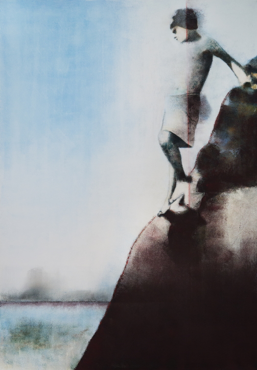 (T1025) Un été, 2018, acrylique sur toile, 162 x 114 cm, collection privée (53180 visites) (T1025) Un été, 2018, acrylique sur toile, 162 x 114 cm, collection privée