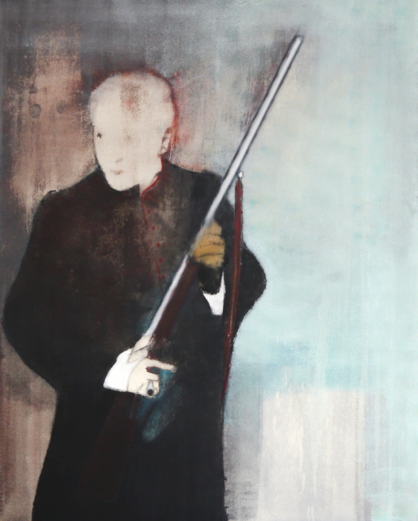 (T1036) Le chasseur d’ombres, 2019, acrylique sur toile, 162 x 130 cm (1566 visites) (T1036) Le chasseur d’ombres, 2019, acrylique sur toile, 162 x 130 cm