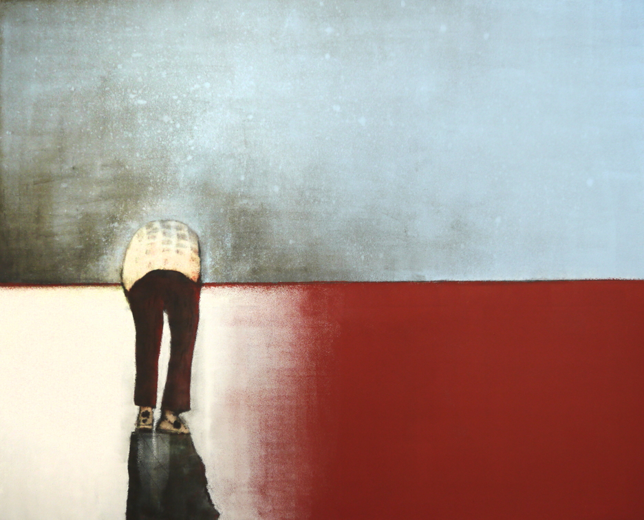 (T1038) Le mur, 2019, acrylique sur toile, 160 x 200 cm (1780 visites) (T1038) Le mur, 2019, acrylique sur toile, 160 x 200 cm