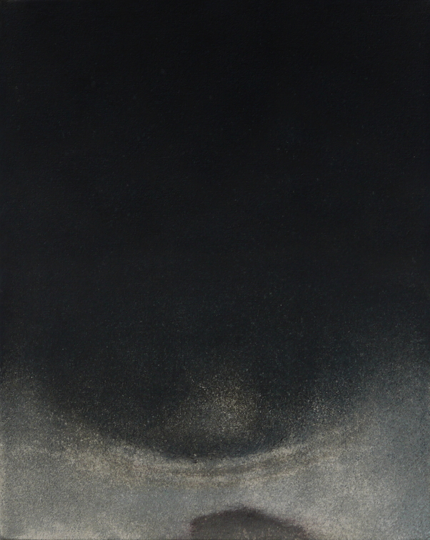 (T1044) Ourq, 2019, acrylique sur toile, 46 x 38 cm