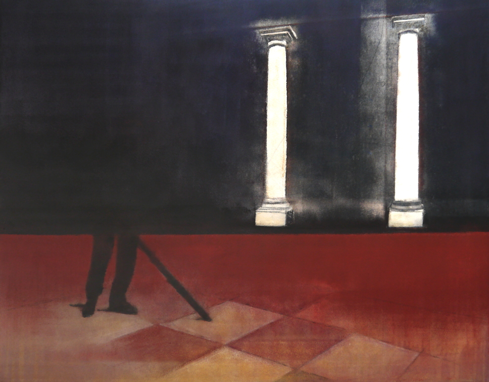 (T1047) Ruines, 2019, acrylique sur toile, 160 x 200 cm (1702 visites) (T1047) Ruines, 2019, acrylique sur toile, 160 x 200 cm