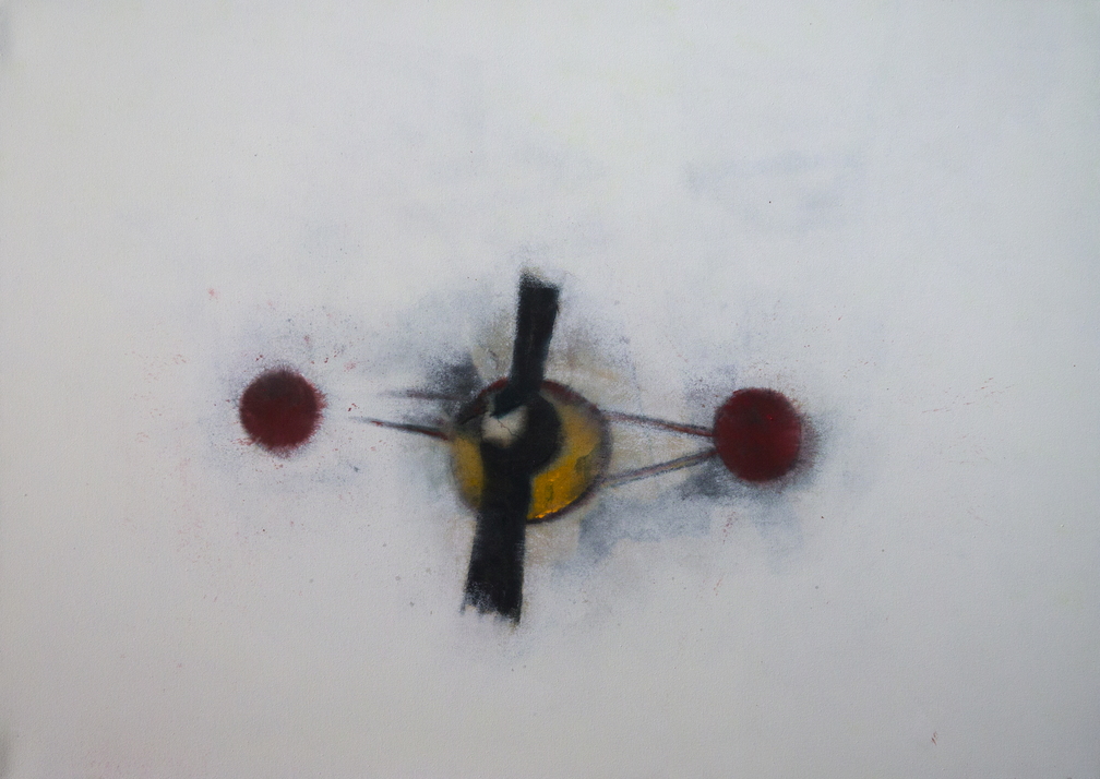 (T1049) Saint-Ex, 2019, acrylique sur toile, 113,5 x 162 cm