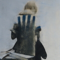 (T1065) Le dos, 2020, acrylique sur toile, 65 x 54 cm