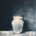 (T1067) Le vase, 2020, acrylique sur toile, 41 x 33 cm, collection privée