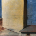 (T1068) Le village d’Emmenegger, 2020, acrylique sur toile, 38 x 46 cm