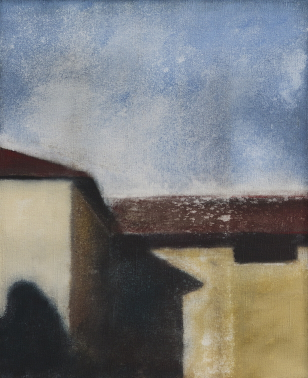 (T1069) Le village d’Emmenegger 2, 2020, acrylique sur toile, 46 x 38 cm, collection privée (2194 visites) (T1069) Le village d’Emmenegger 2, 2020, acrylique sur toile, 46 x 38 cm, collection privée