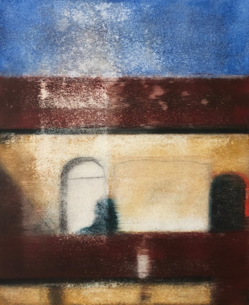 (T1070) Le village d’Emmenegger 3, 2020, acrylique sur toile, 46 x 38 cm, collection privée.jpg