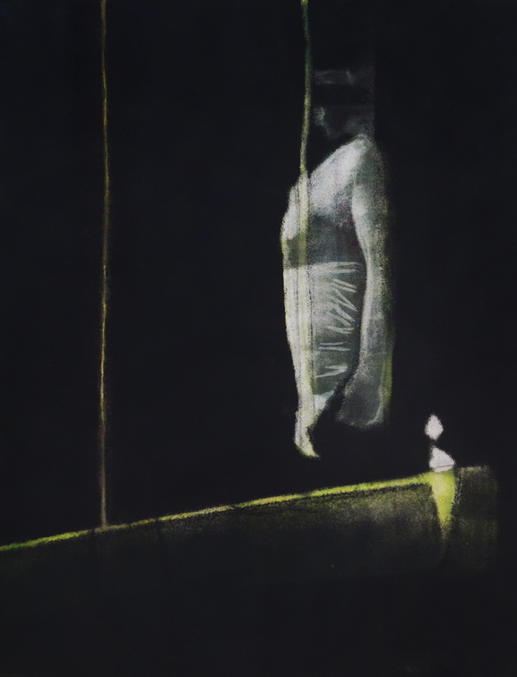 (T1076) Sixième sens, 2020, acrylique sur toile, 116 x 89 cm (2094 visites) (T1076) Sixième sens, 2020, acrylique sur toile, 116 x 89 cm