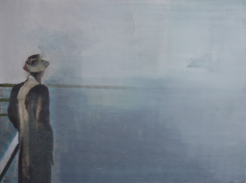 (T1105) Station, 2021, acrylique sur toile, 150 x 200 cm, collection privée (6792 visites) (T1105) Station, 2021, acrylique sur toile, 150 x 200 cm, collection privée