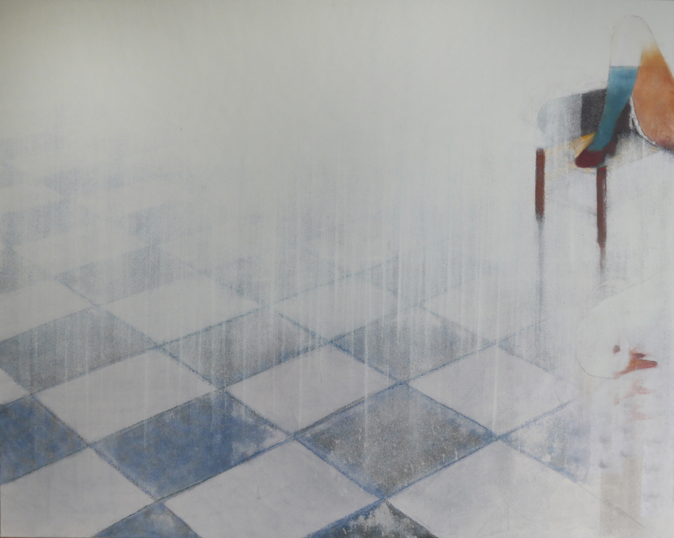(T1106) Sur le carreau, 2021, acrylique sur toile, 160 x 200 cm (6095 visites) (T1106) Sur le carreau, 2021, acrylique sur toile, 160 x 200 cm