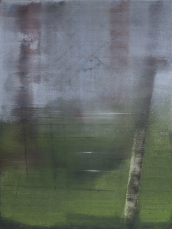 (T1107) Bouleau, 2022, acrylique sur toile, 130 x 97 cm