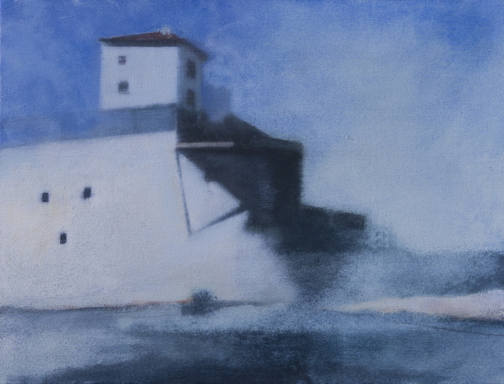 (T1116) De Marseille, 2022, acrylique sur toile, 32,5 x 42 cm, collection privée