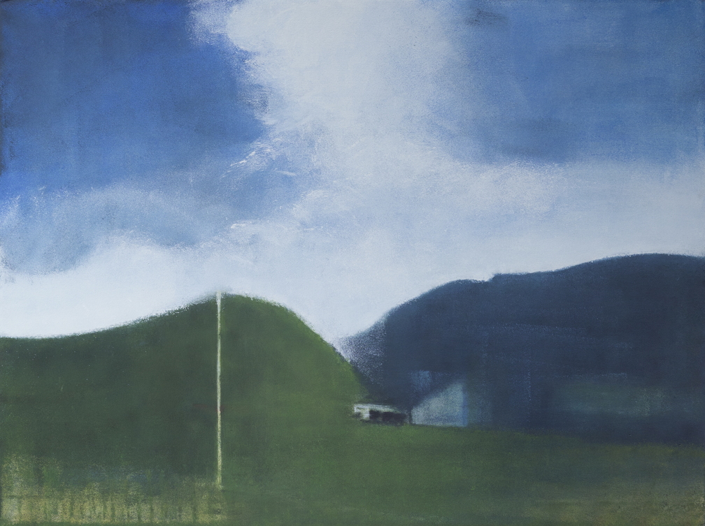 (T1128) Mont Aiguille, 2022, acrylique sur toile, 97 x 130 cm (48715 visites) (T1128) Mont Aiguille, 2022, acrylique sur toile, 97 x 130 cm