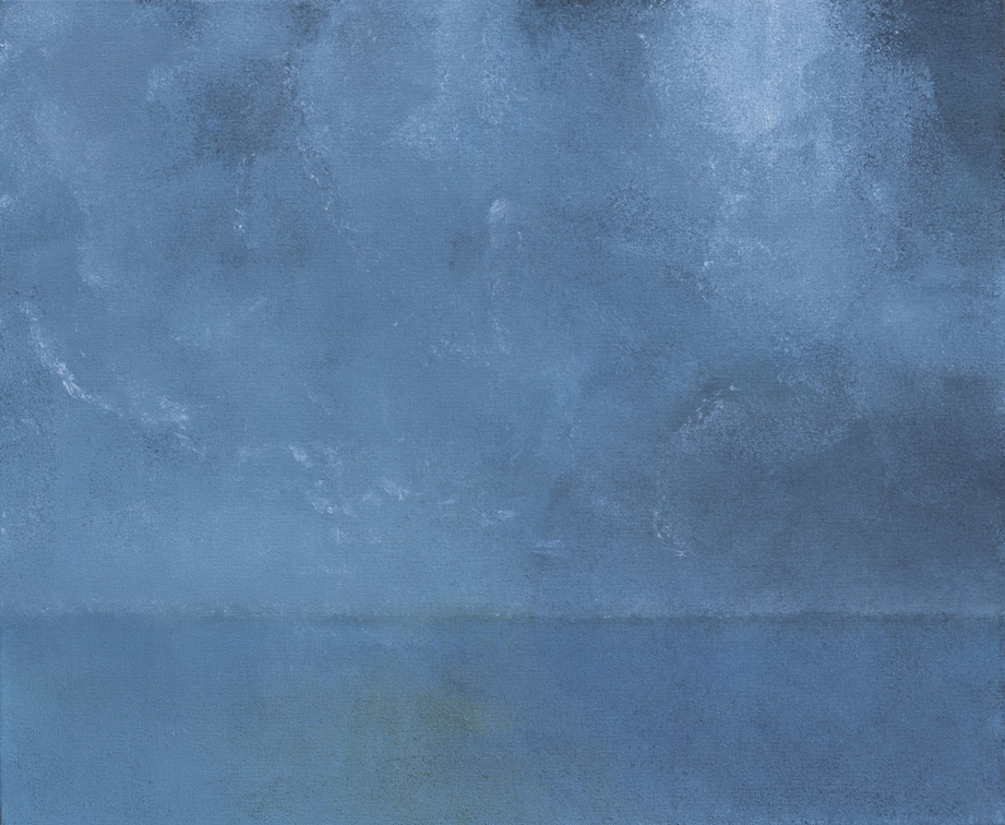 (T1130) Orage en mer, 2022, acrylique sur toile, 54 x 65 cm (50715 visites) (T1130) Orage en mer, 2022, acrylique sur toile, 54 x 65 cm
