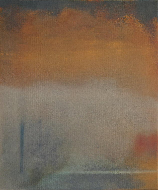 (T1149) Au couché, 2023, acrylique sur toile, 55 x 46 cm