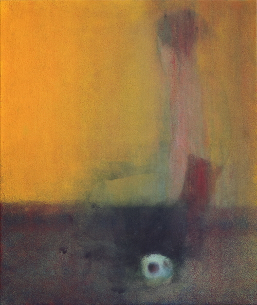 (T1158) Jeune homme au crâne, 2023, acrylique sur toile, 55 x 46 cm.jpg