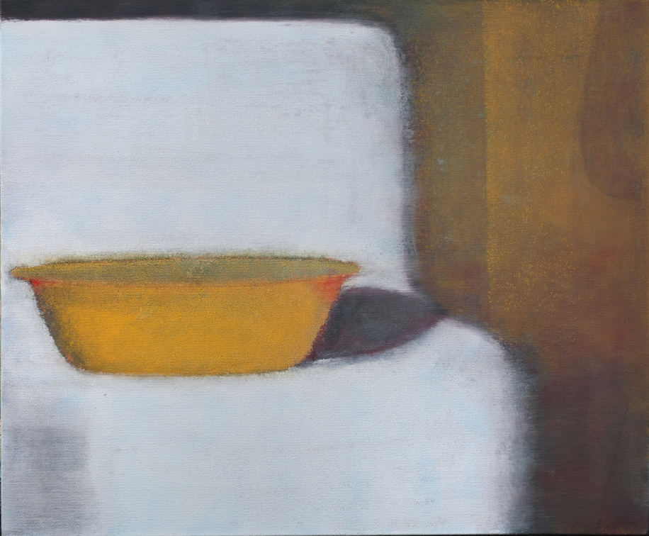 (T1159) La bassine, 2023, acrylique sur toile, 54 x 65 cm