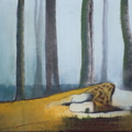(T1164) La sieste, 2023, acrylique sur toile, 114 x 146 cm