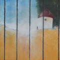 (T1165) Le bannissement 2, 2020-2023, acrylique sur toile, 38 x 46 cm