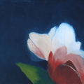 (T1166) Ma fleur, 2023, acrylique sur toile, 45,5 x 31,5 cm, collection privée