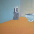 (T1167) Nature morte, 2022-2023, acrylique sur toile, 162 x 114 cm