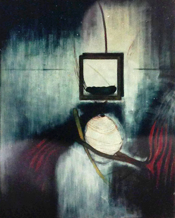 (T0224) Concombre, 1993, acrylique sur toile, 146 x 114 cm (12672 visites) (T0224) Concombre, 1993, acrylique sur toile, 146 x 114 cm
