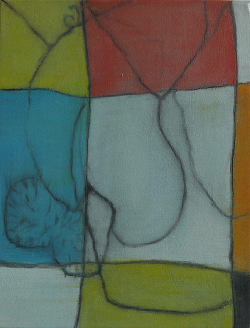 (T0365) Éros, 2001, acrylique sur toile, 35 x 27 cm (14951 visites) (T0365) Éros, 2001, acrylique sur toile, 35 x 27 cm
