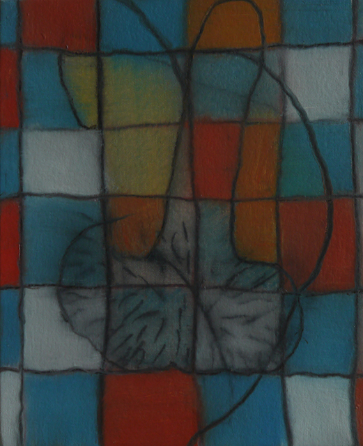 (T0375) Sexe, 2001, acrylique sur toile, 27 x 22 cm (18234 visites) (T0375) Sexe, 2001, acrylique sur toile, 27 x 22 cm
