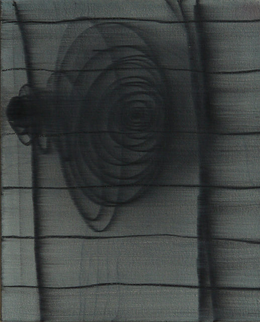 (T0437) Spirale, 2002, acrylique sur toile, 27 x 22 cm (14206 visites) (T0437) Spirale, 2002, acrylique sur toile, 27 x 22 cm