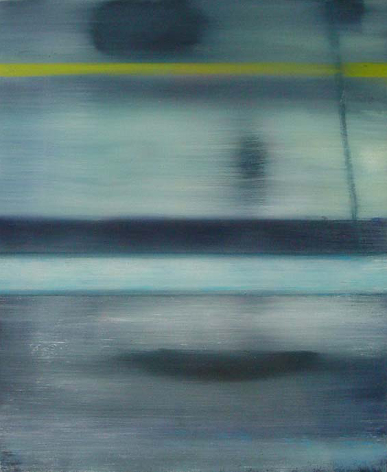 (T0500) Temps donné 4, 2003, acrylique sur toile, 46 x 38 cm (1355 visites) (T0500) Temps donné 4, 2003, acrylique sur toile, 46 x 38 cm