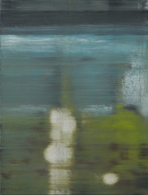 (T0535) En ce jardin 12, 2004, acrylique sur toile, 35 x 27 cm (25328 visites) (T0535) En ce jardin 12, 2004, acrylique sur toile, 35 x 27 cm