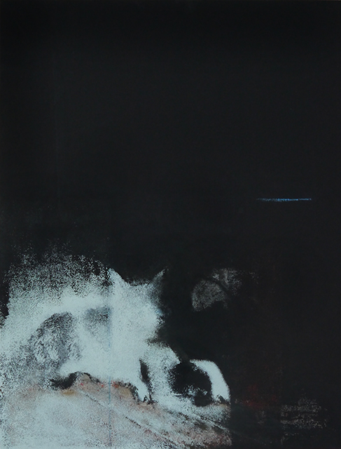 (T0850) Le berger, 2013, acrylique sur toile, 65 x 50 cm (24631 visites) (T0850) Le berger, 2013, acrylique sur toile, 65 x 50 cm