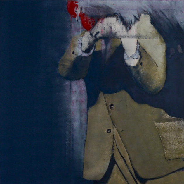 (T0854) L’homme-oiseau 2, 2013, acrylique sur toile, 130 x 130 cm, collection artiste (17228 visites) (T0854) L’homme-oiseau 2, 2013, acrylique sur toile, 130 x 130 cm, collection artiste