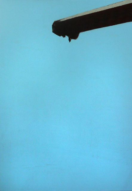 (T0859) Plongeoir, 2013, acrylique sur toile, 162 x 114 cm (14836 visites) (T0859) Plongeoir, 2013, acrylique sur toile, 162 x 114 cm